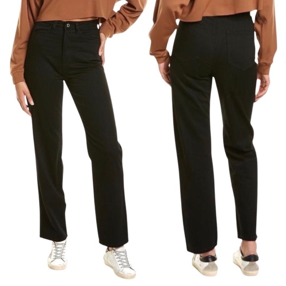 New! WeWoreWhat High Rise Straight Leg Rigid Cotton Mom Jean - Picture 1 of 13